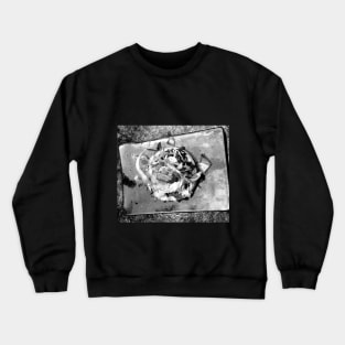 Black and white gourmet Okonomiyaki Crewneck Sweatshirt